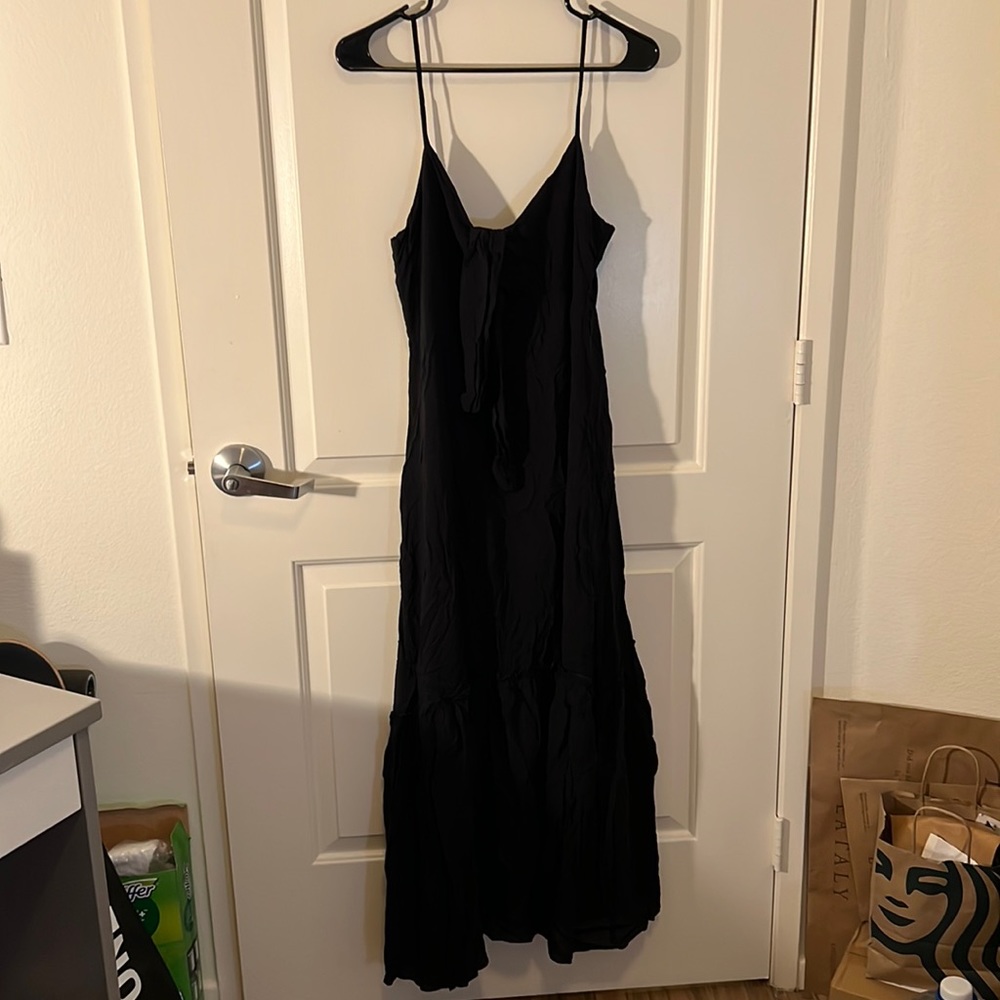 Elana black sundress